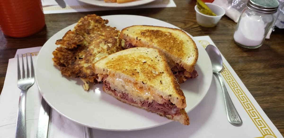 Reubens and Potato Cakes