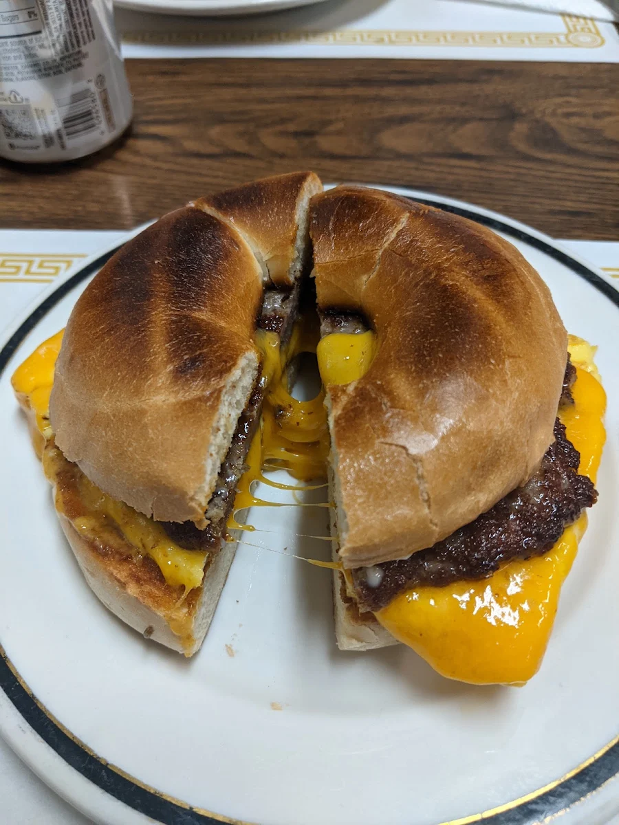 Sweet Sausage Egg Cheese Bagel