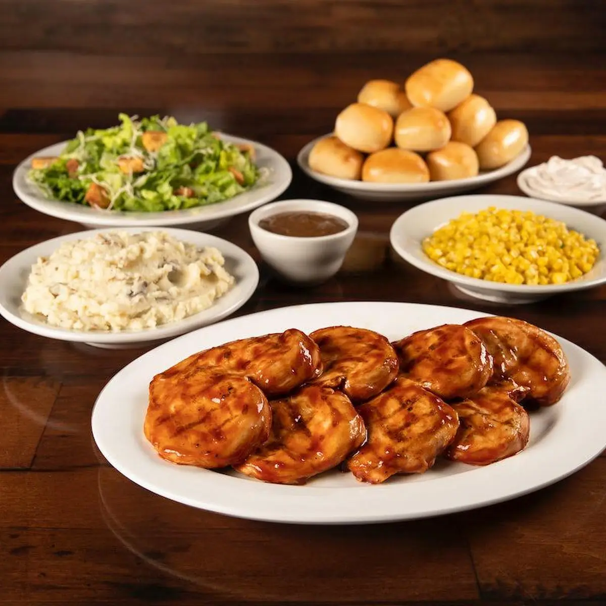 Grilled BBQ Chicken & Sirloin Combo with 2 Sides