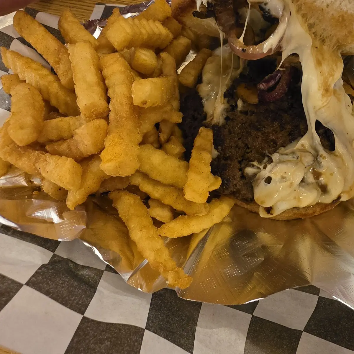 Swiss Mushroom Burger