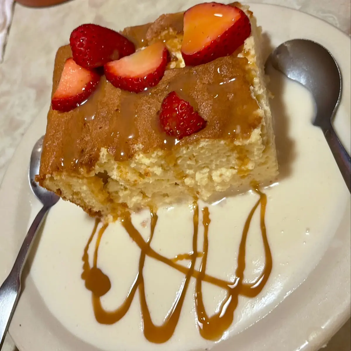 Tres Leches Cake Slice