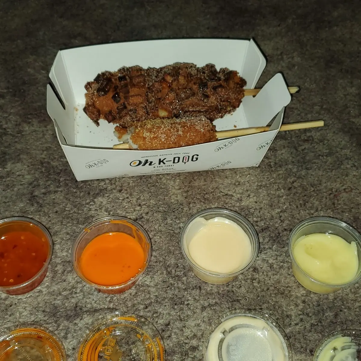 Sweet Potato Dog and Corn Dog