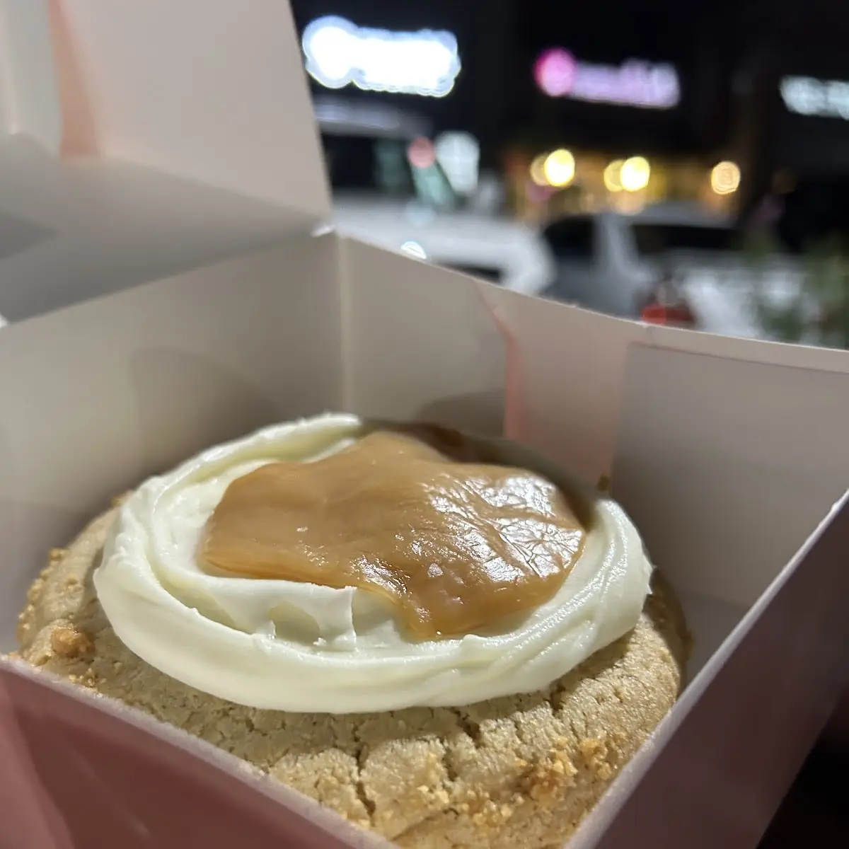 Salted Caramel Cheesecake Cookie