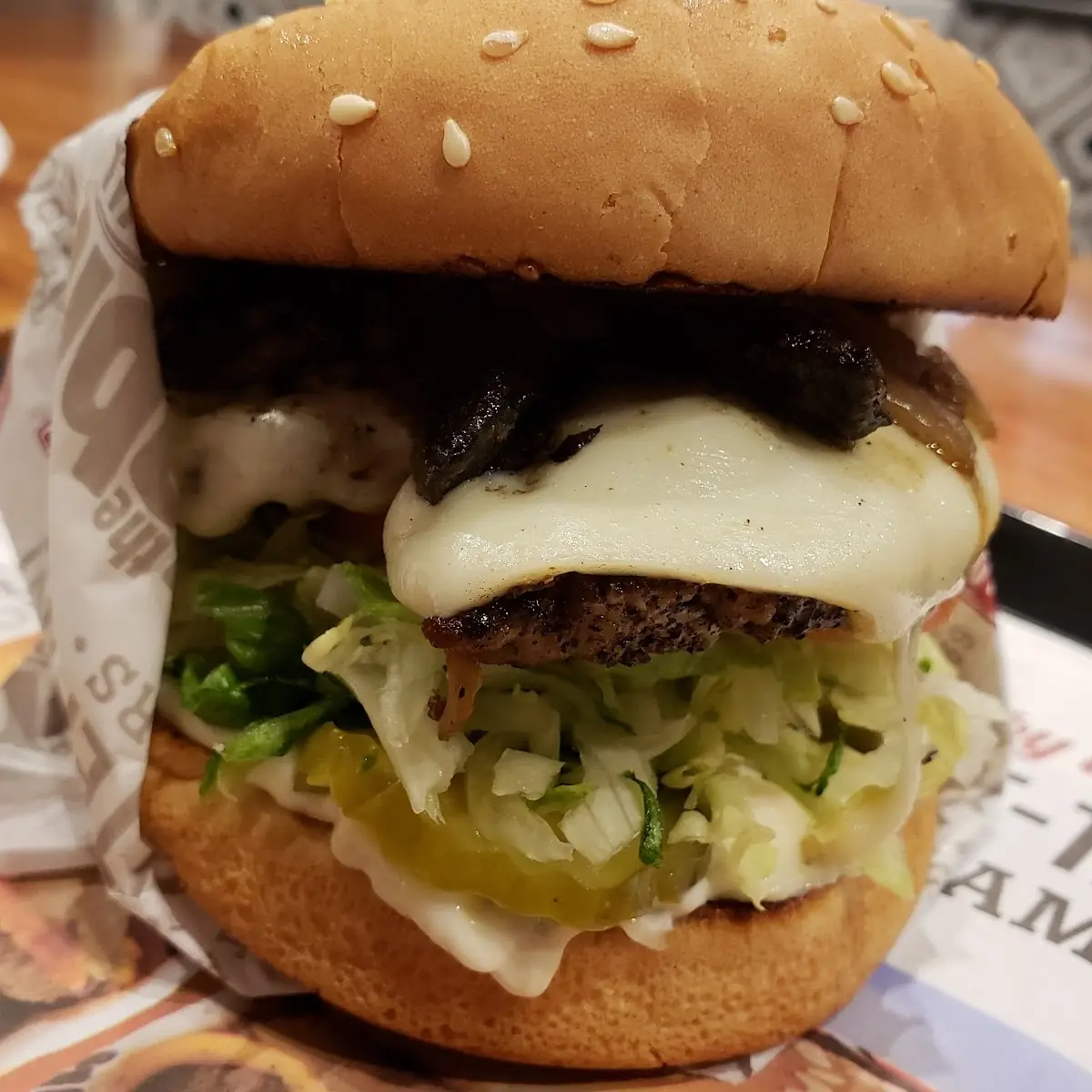Portobello Mushroom Burger