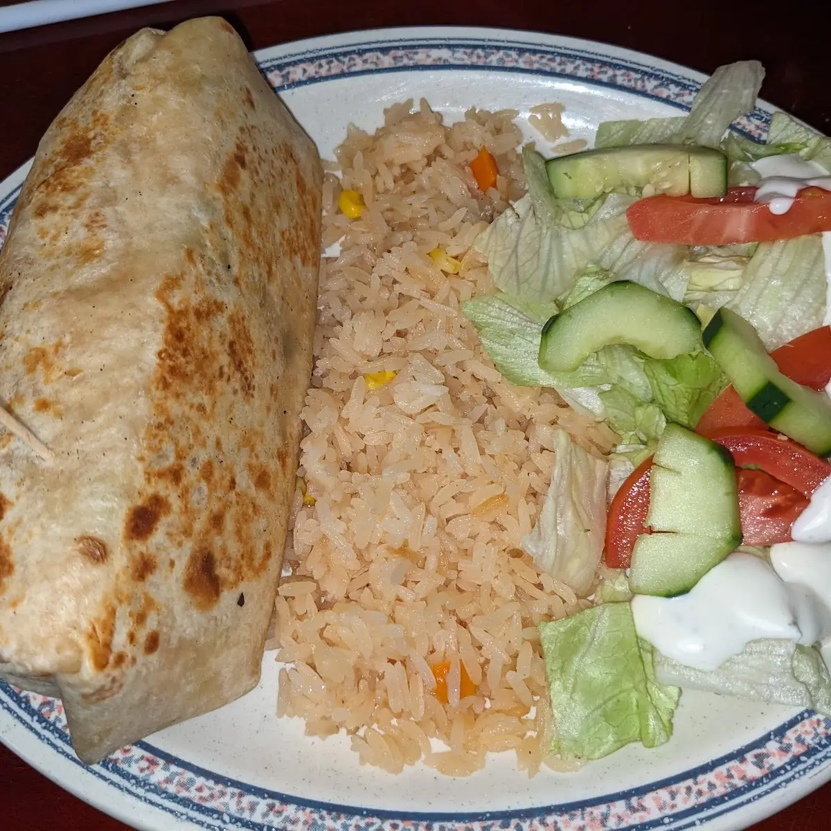 Chicken Burrito De Pollo