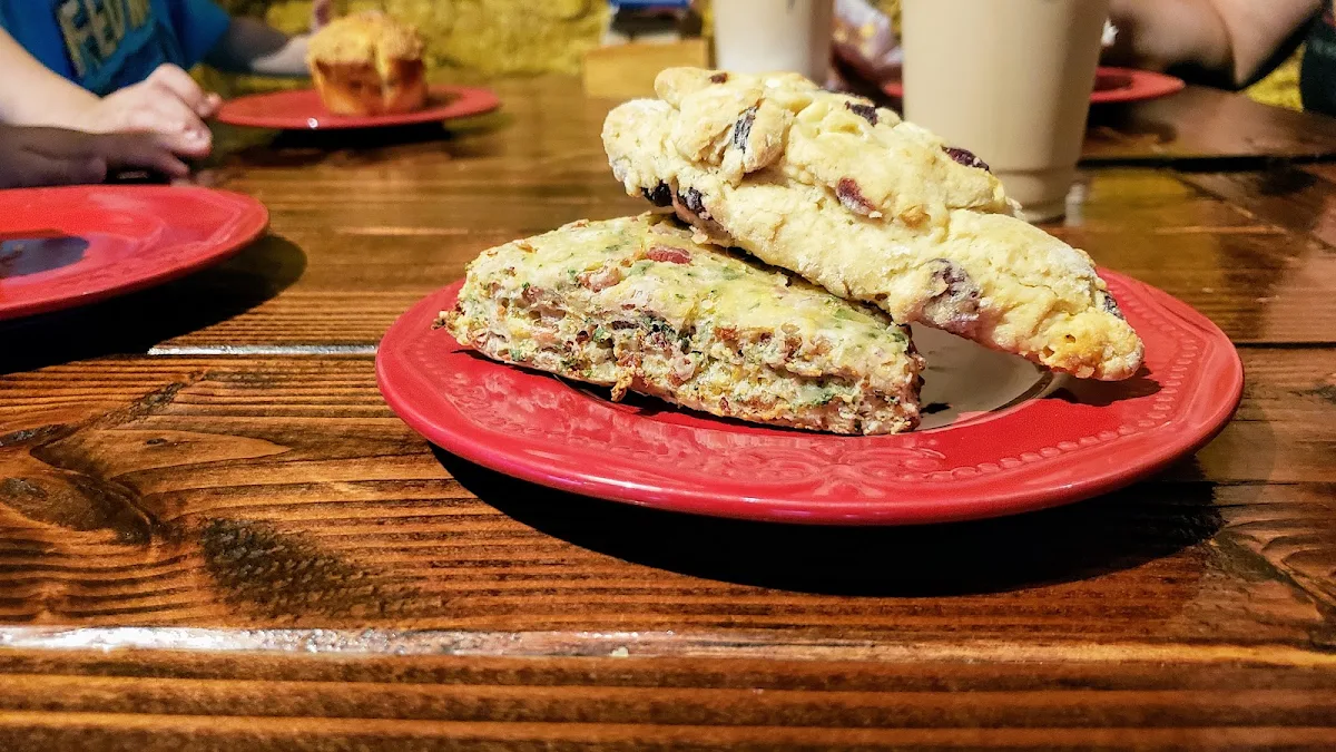 White Chocolate Raspberry Scone