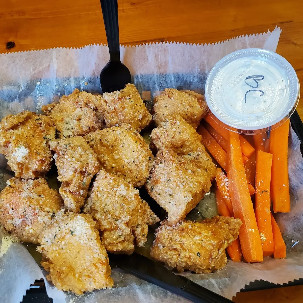 Garlic Parmesan Boneless Wings