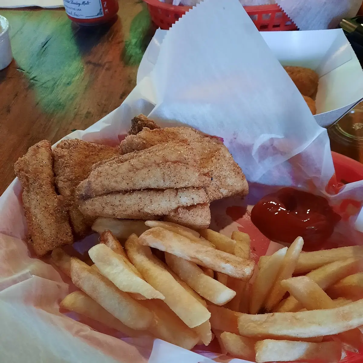 White Fish Basket