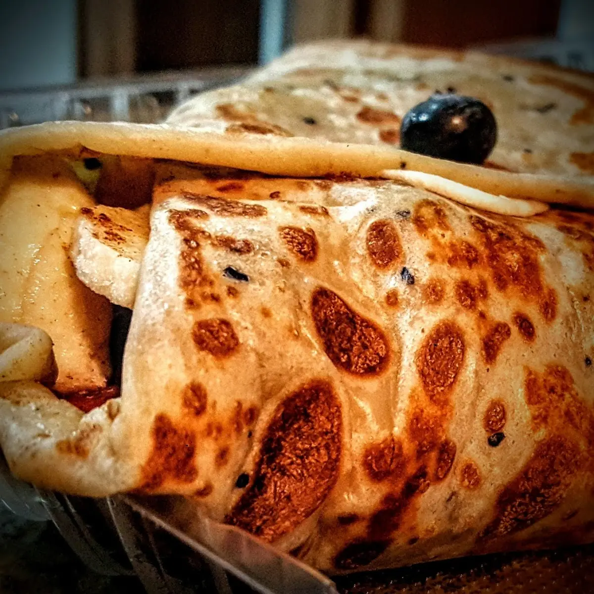 Fresh Cinnamon Apple Crepes