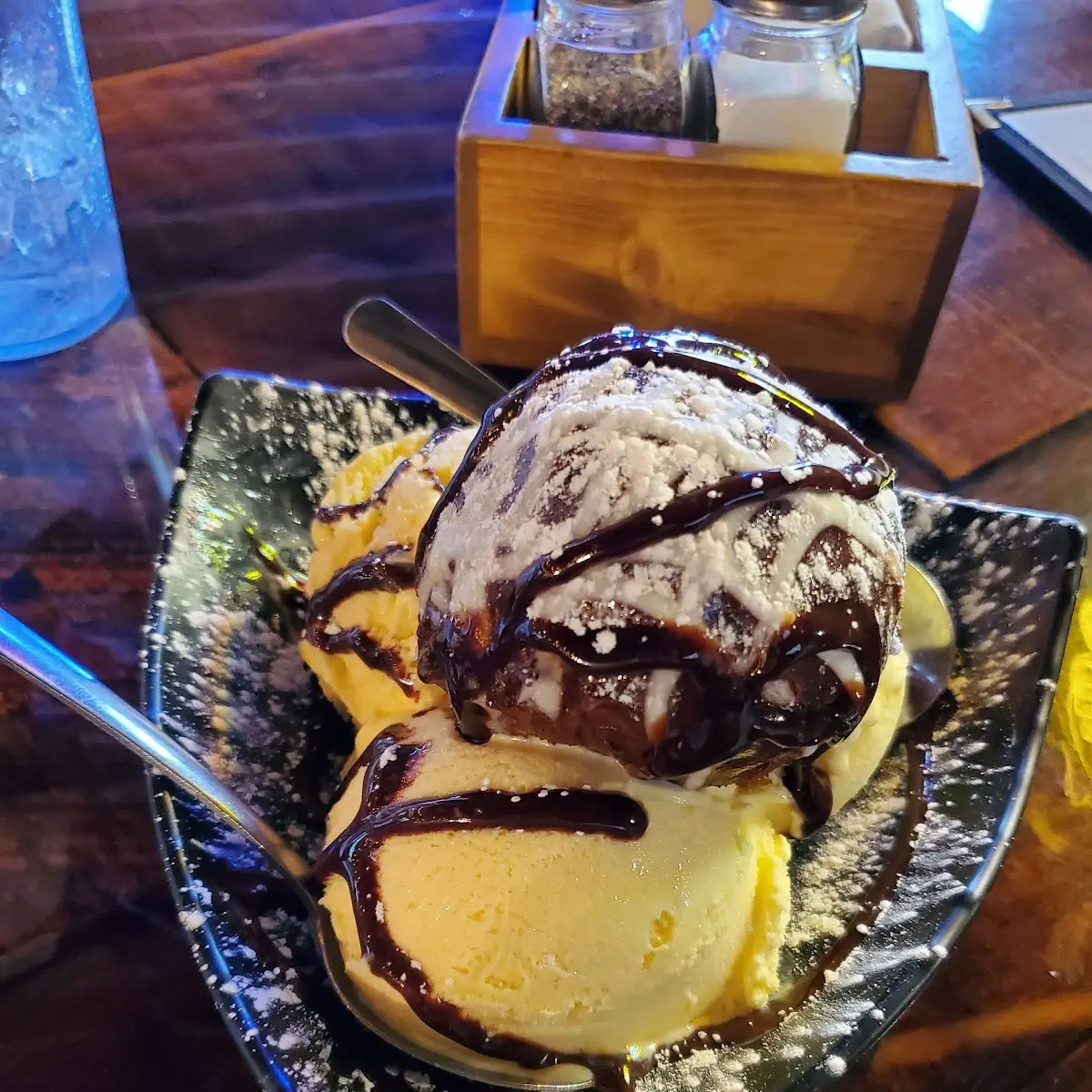 Ice Cream with Chocolate Truffle
