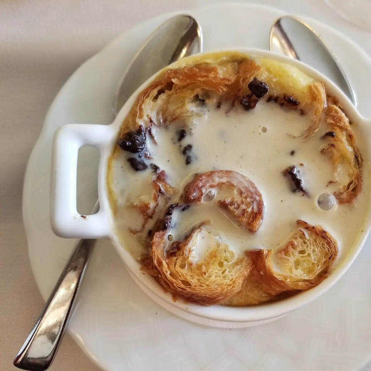 Dark Chocolate Bread Pudding