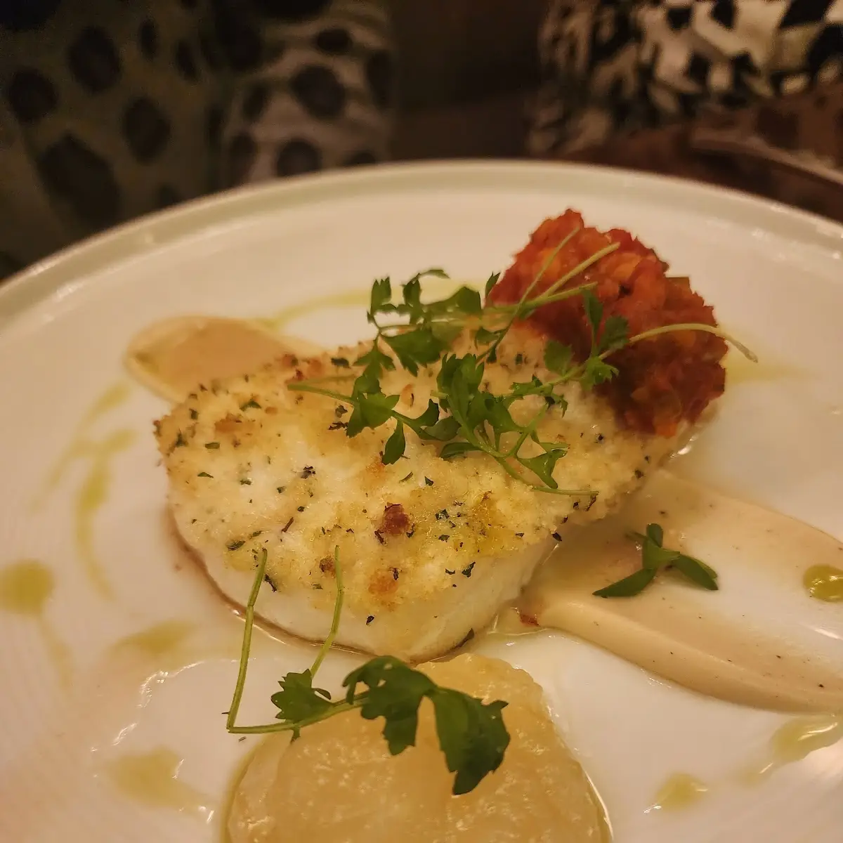 Sourdough Crusted Chilean Seabass