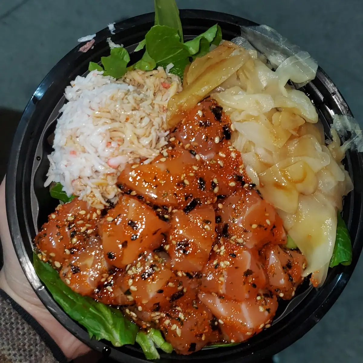 Double Salmon Poke