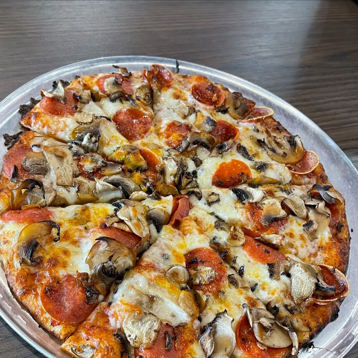 Pepperoni Mushroom Thin Crust