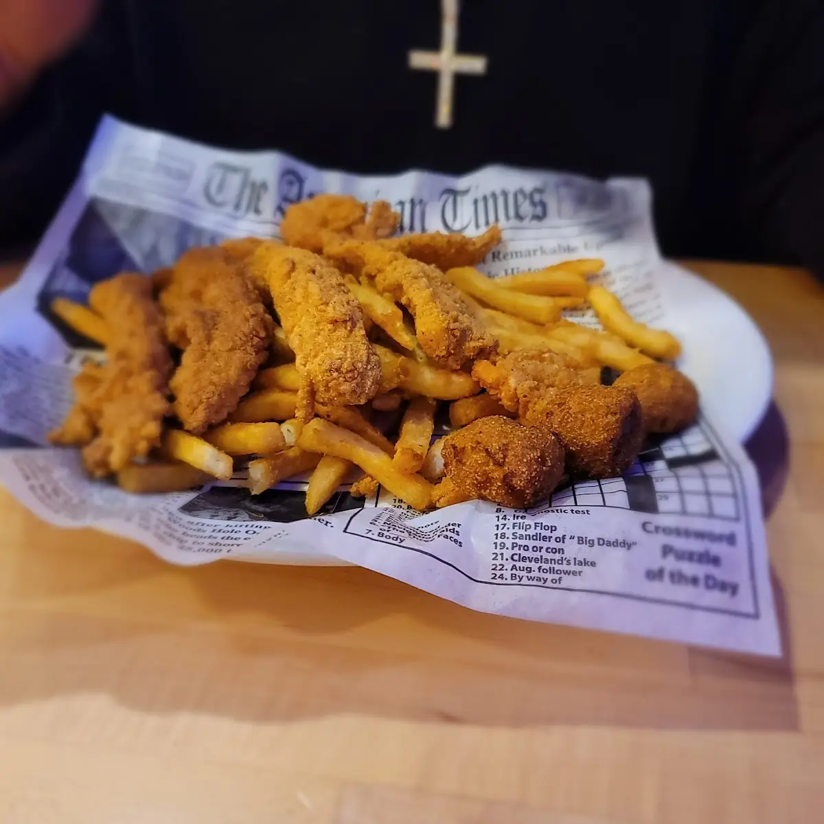 Fried Fish and Shrimp Plate