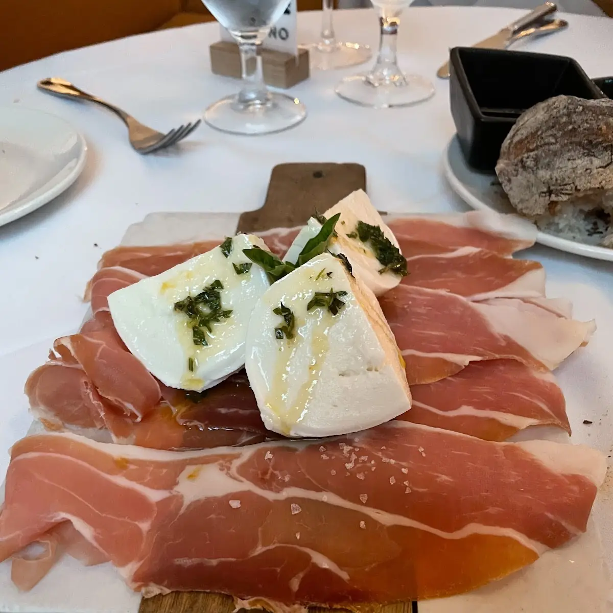 Fried Mozzarella with Prosciutto San Daniele 28