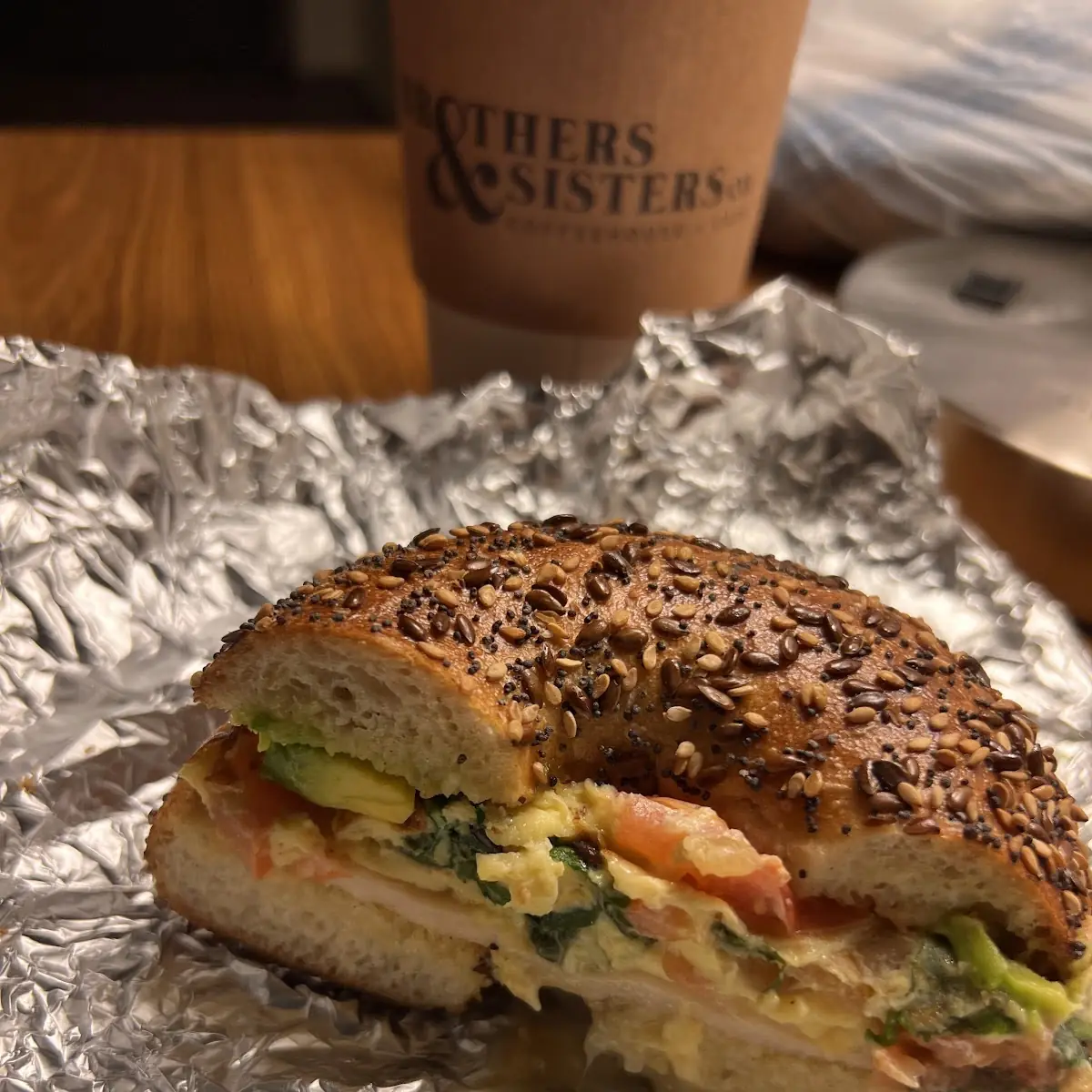 Green Egg and Cheese Bagel