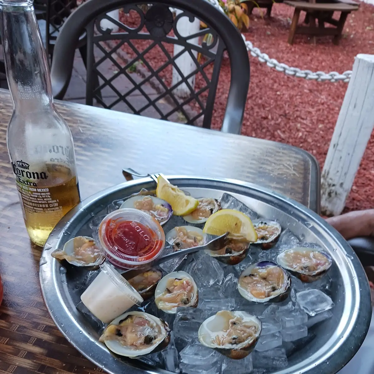 Raw Clams on the Half Shell