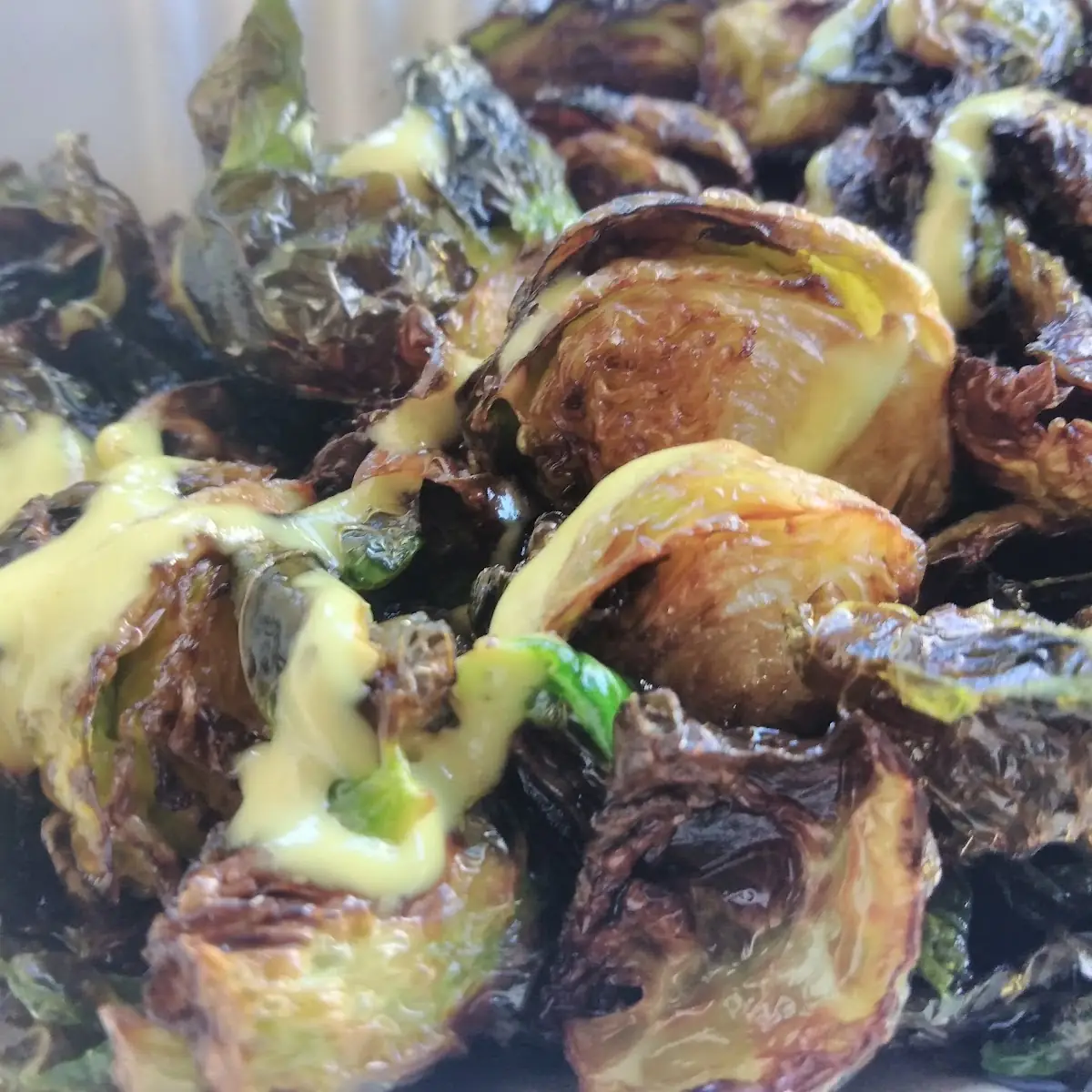 Fried Brussels Sprouts Aioli