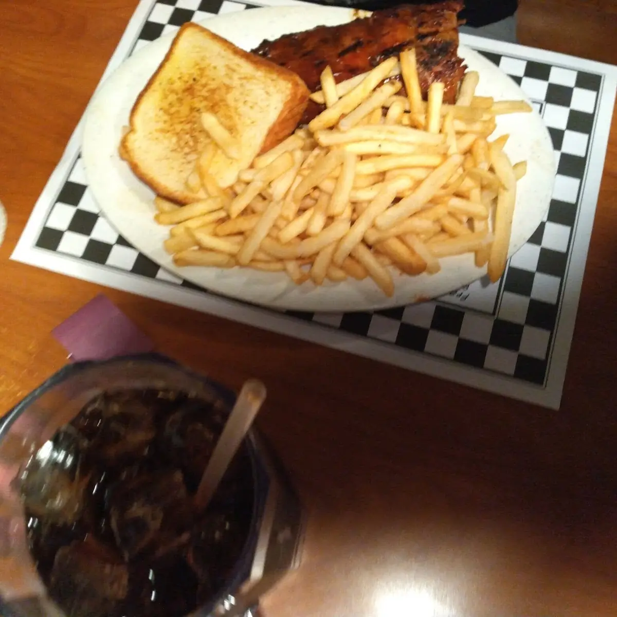 Baby Back Ribs with Double Fries