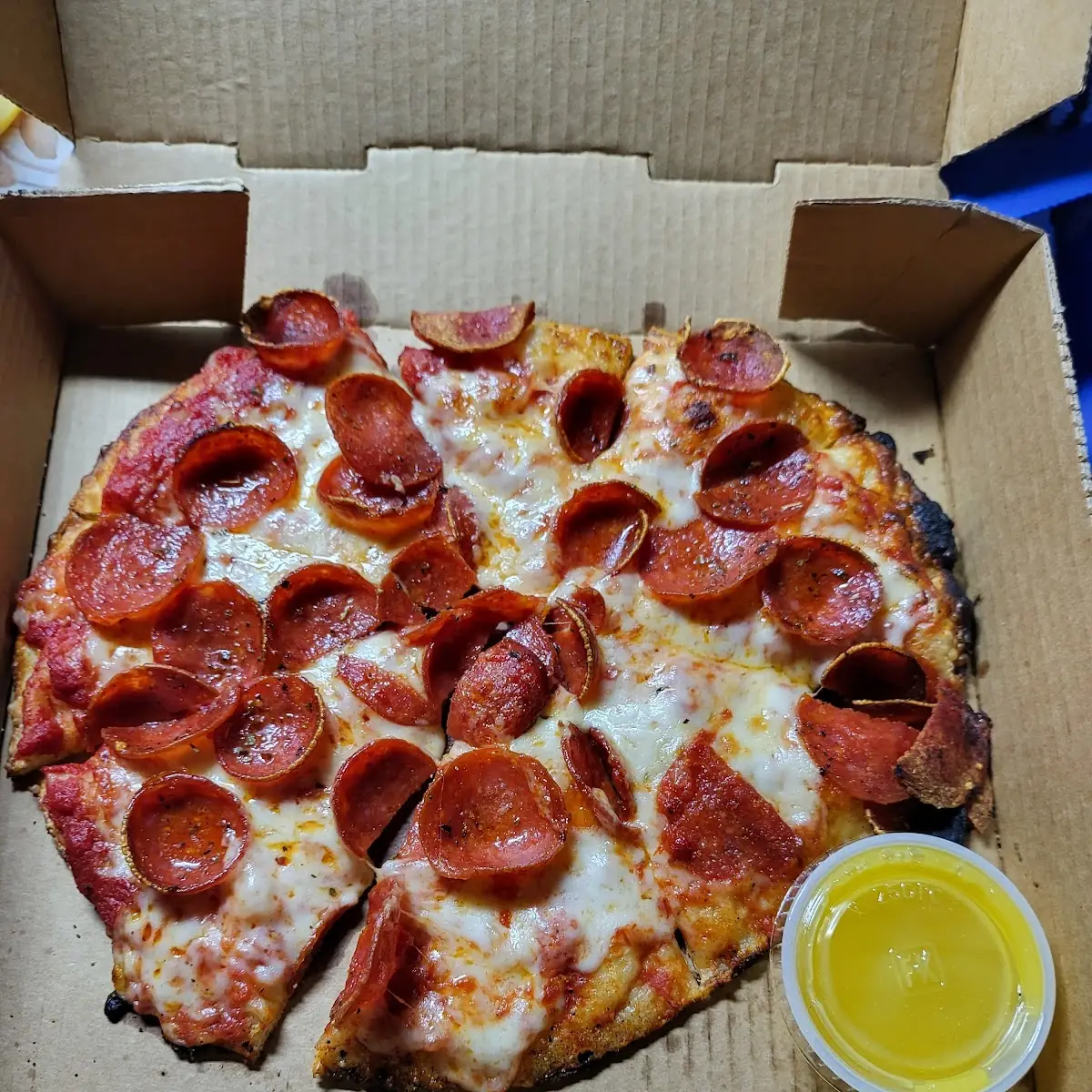 Pepperoni Pizza Deep Dish