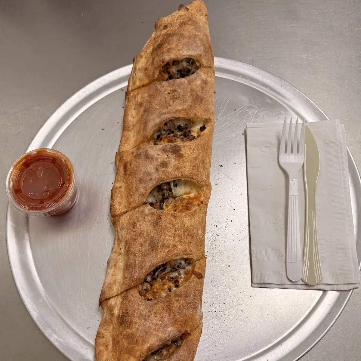 Stromboli with Marinara Sauce