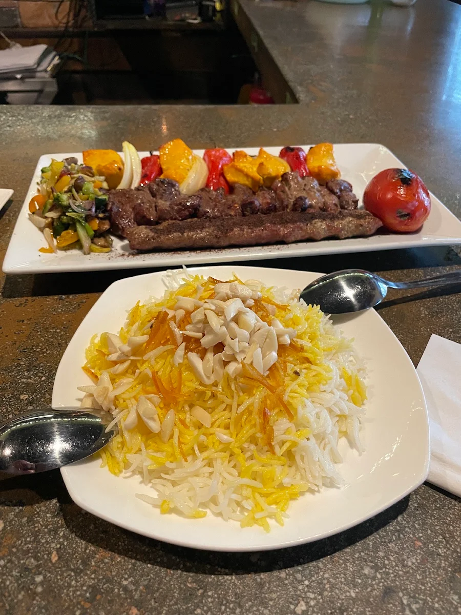 Filet Mignon and Chicken Kabob