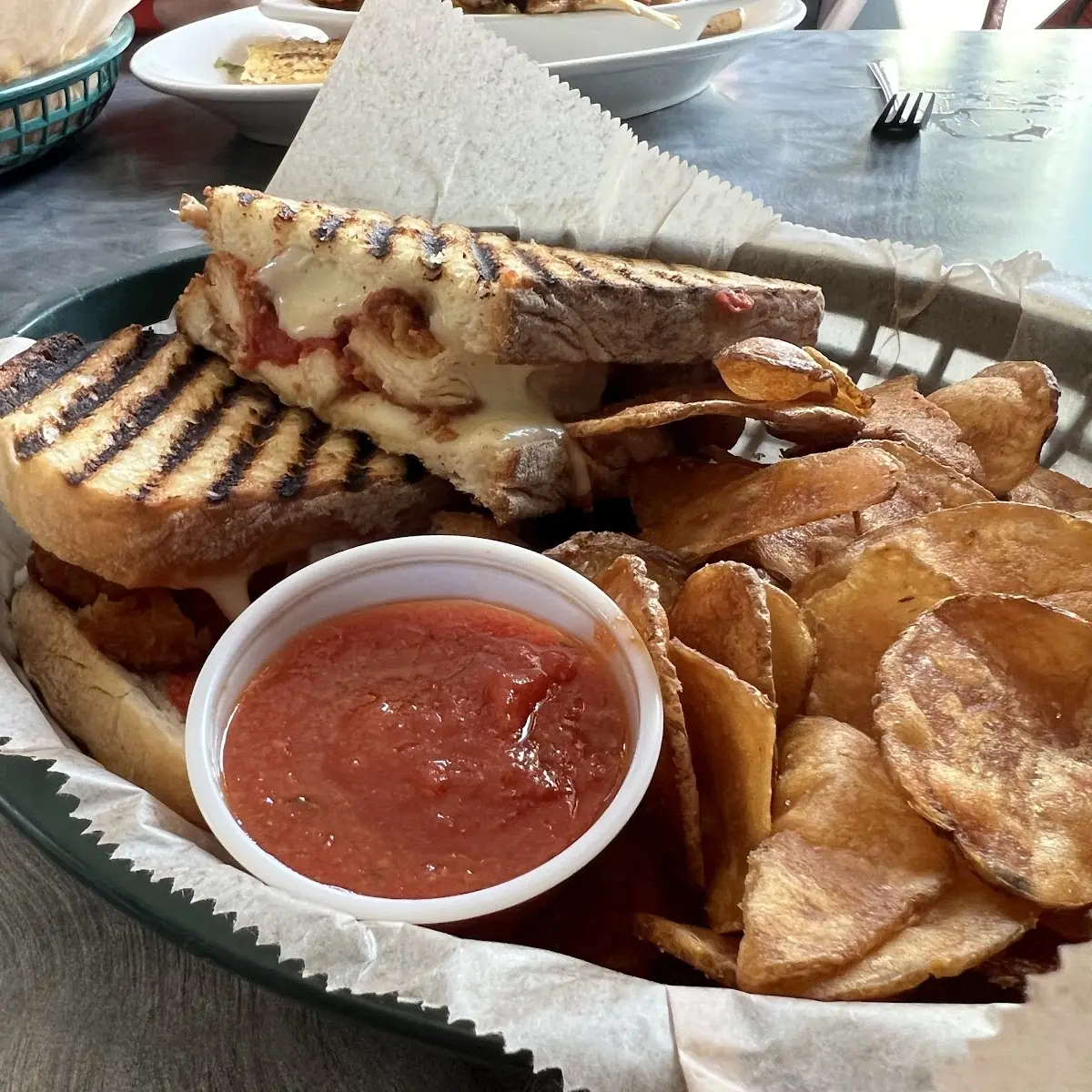Chicken Parmesan Panini