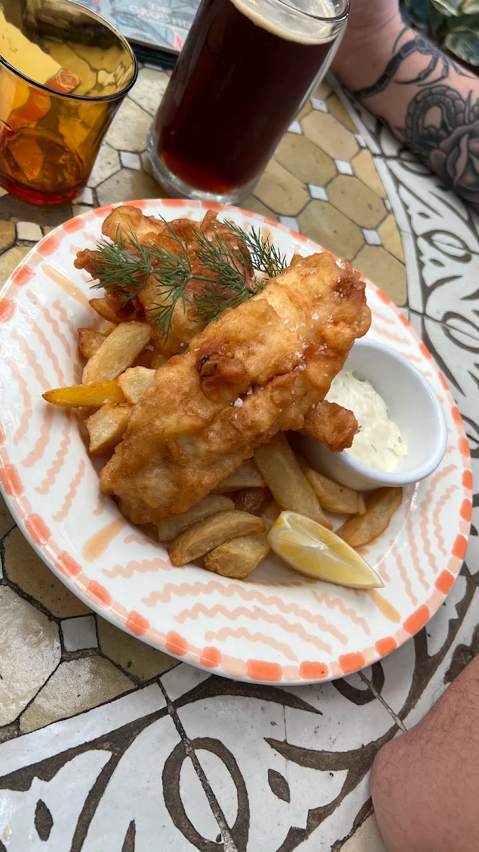 Fish and Chips, The Potting Shed at The Grounds