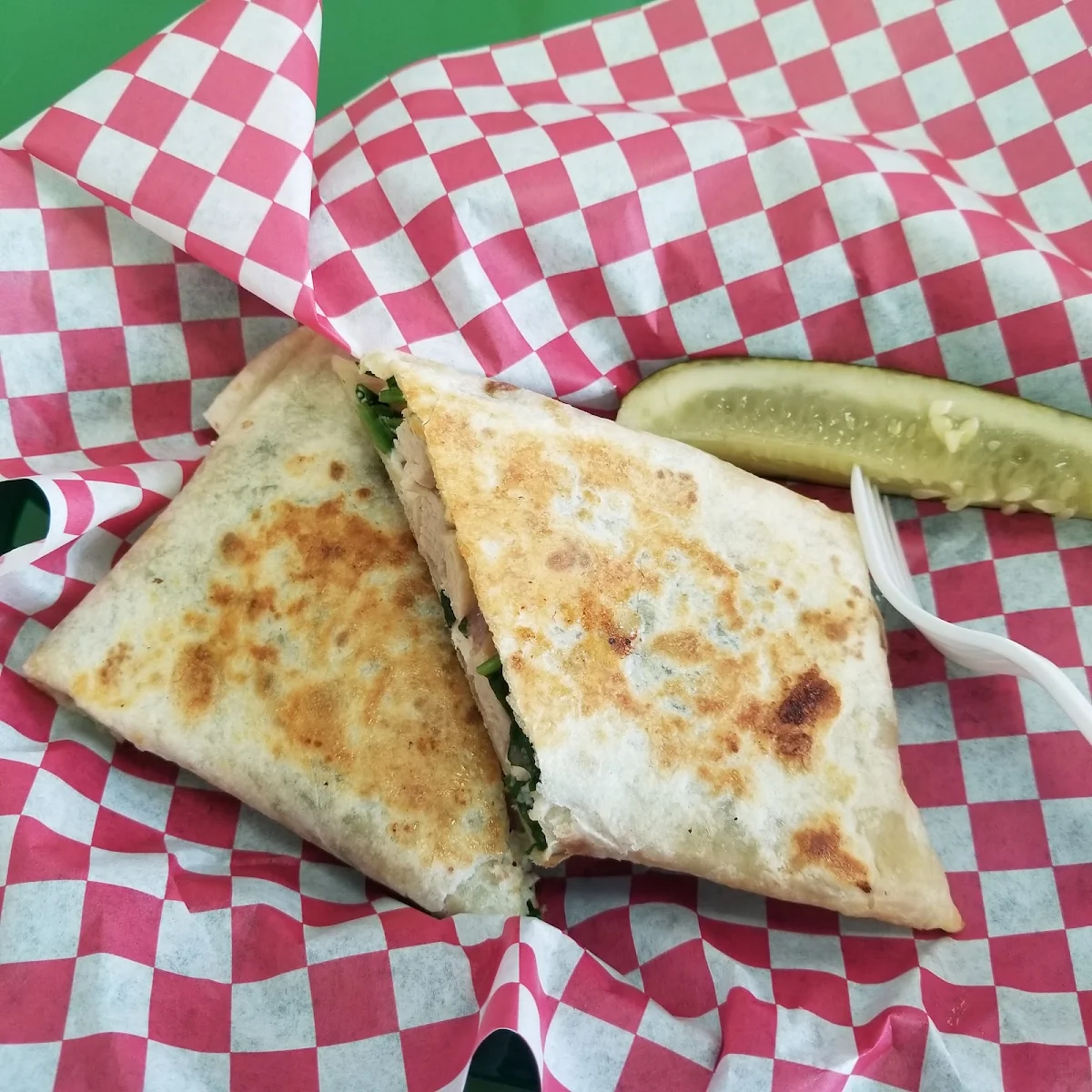 Grilled Chicken with Raspberry Wrap