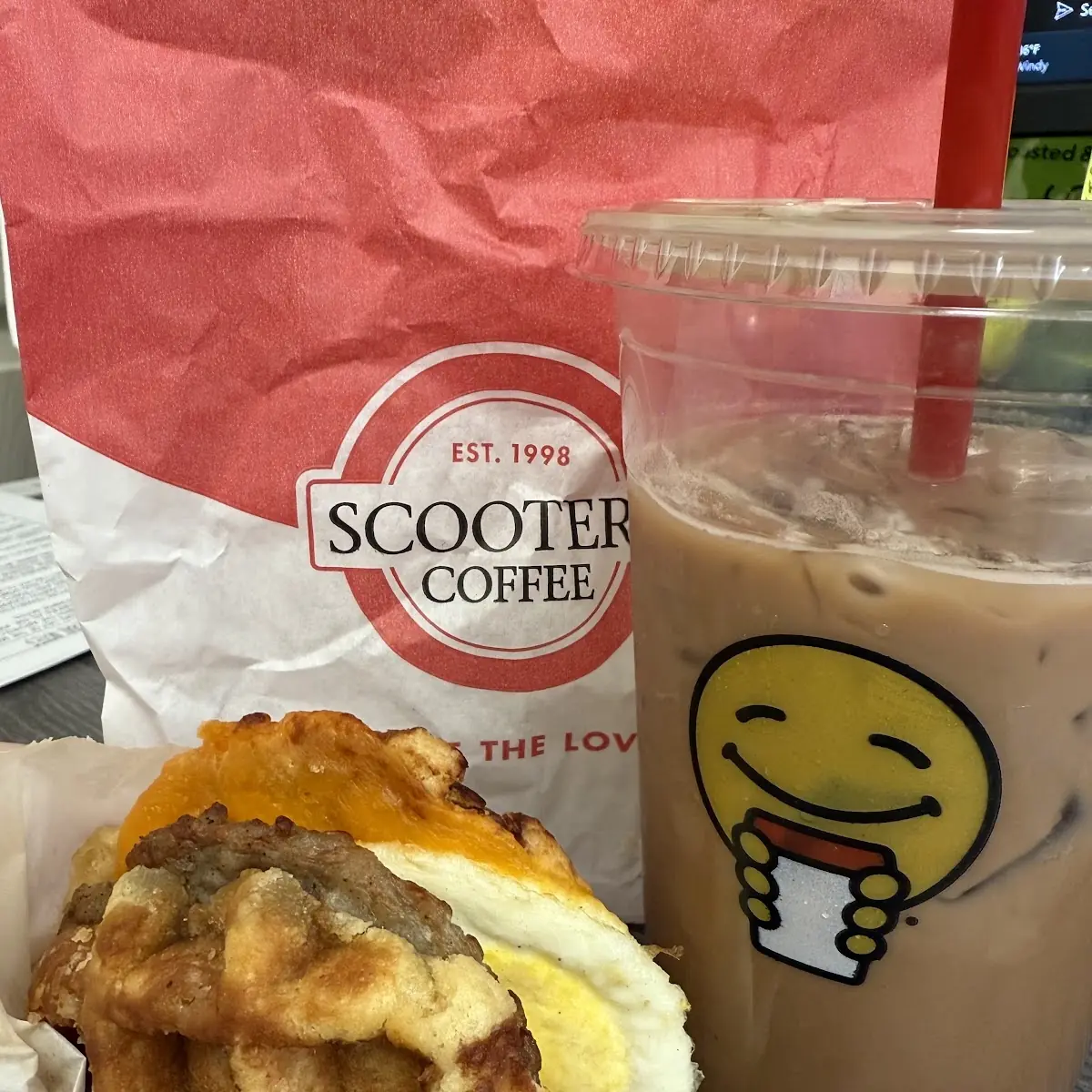 Their Waffle Breakfast Sandwich