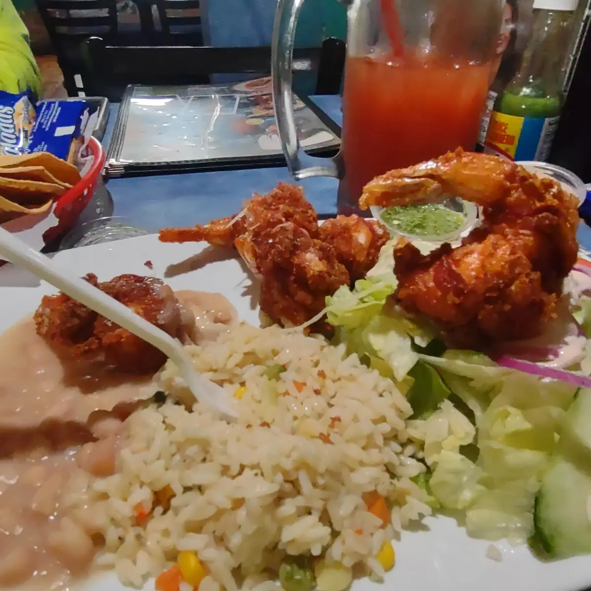 Camarones En Tocino