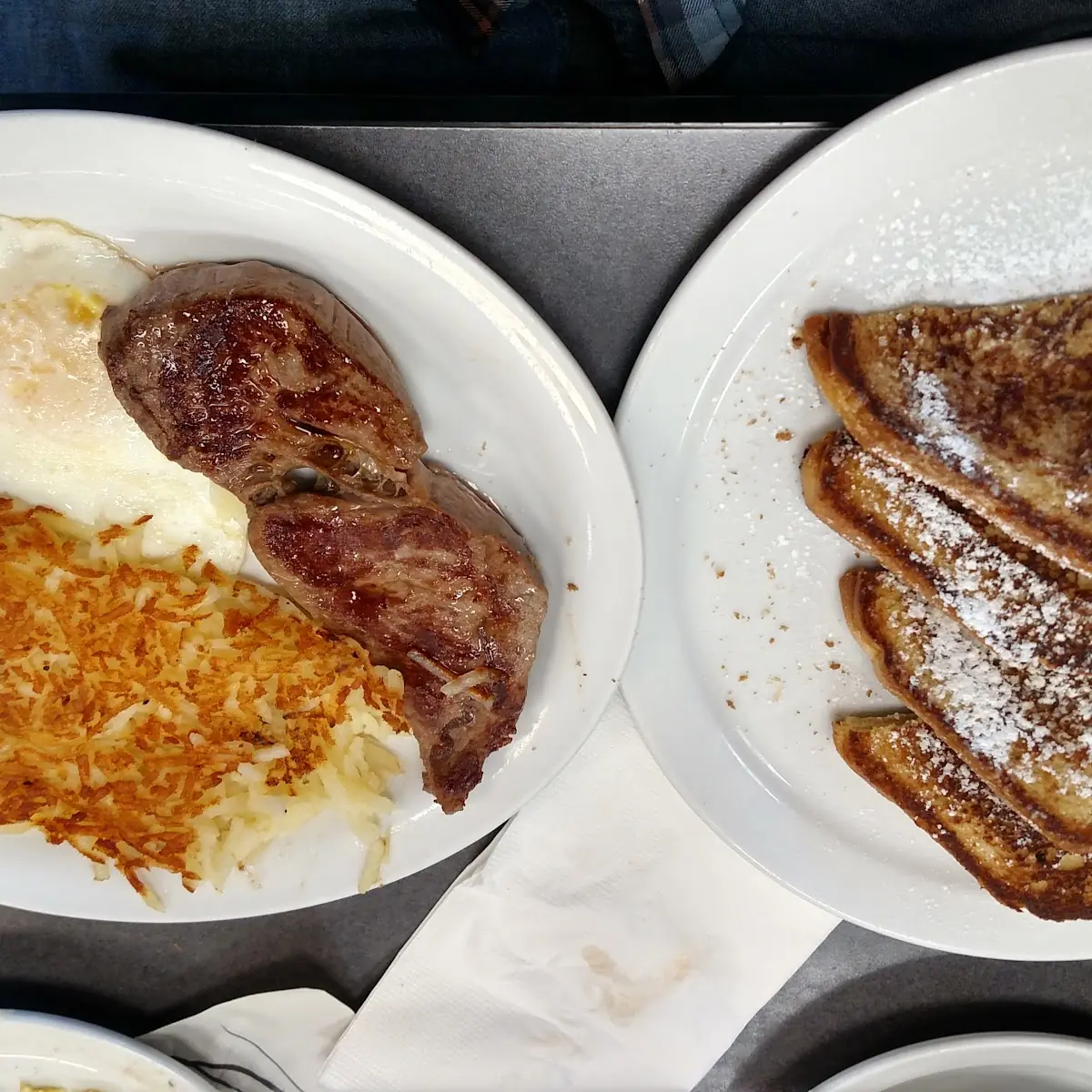 Steak and Eggs with Hash Brown