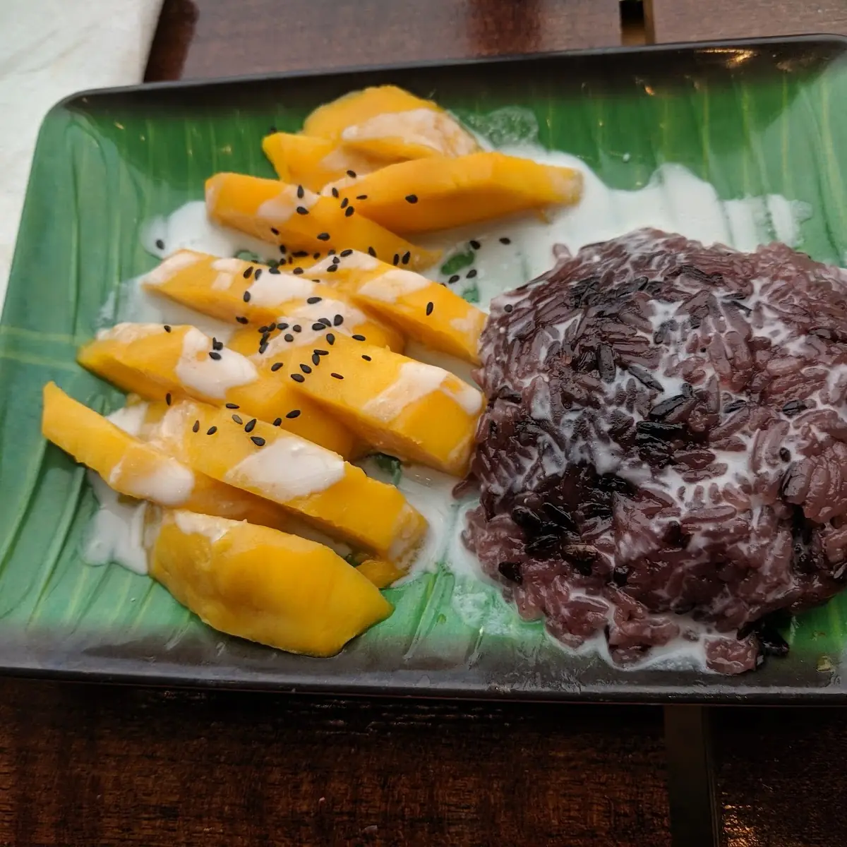 Thai Custard with Coconut Sweet Sticky Rice