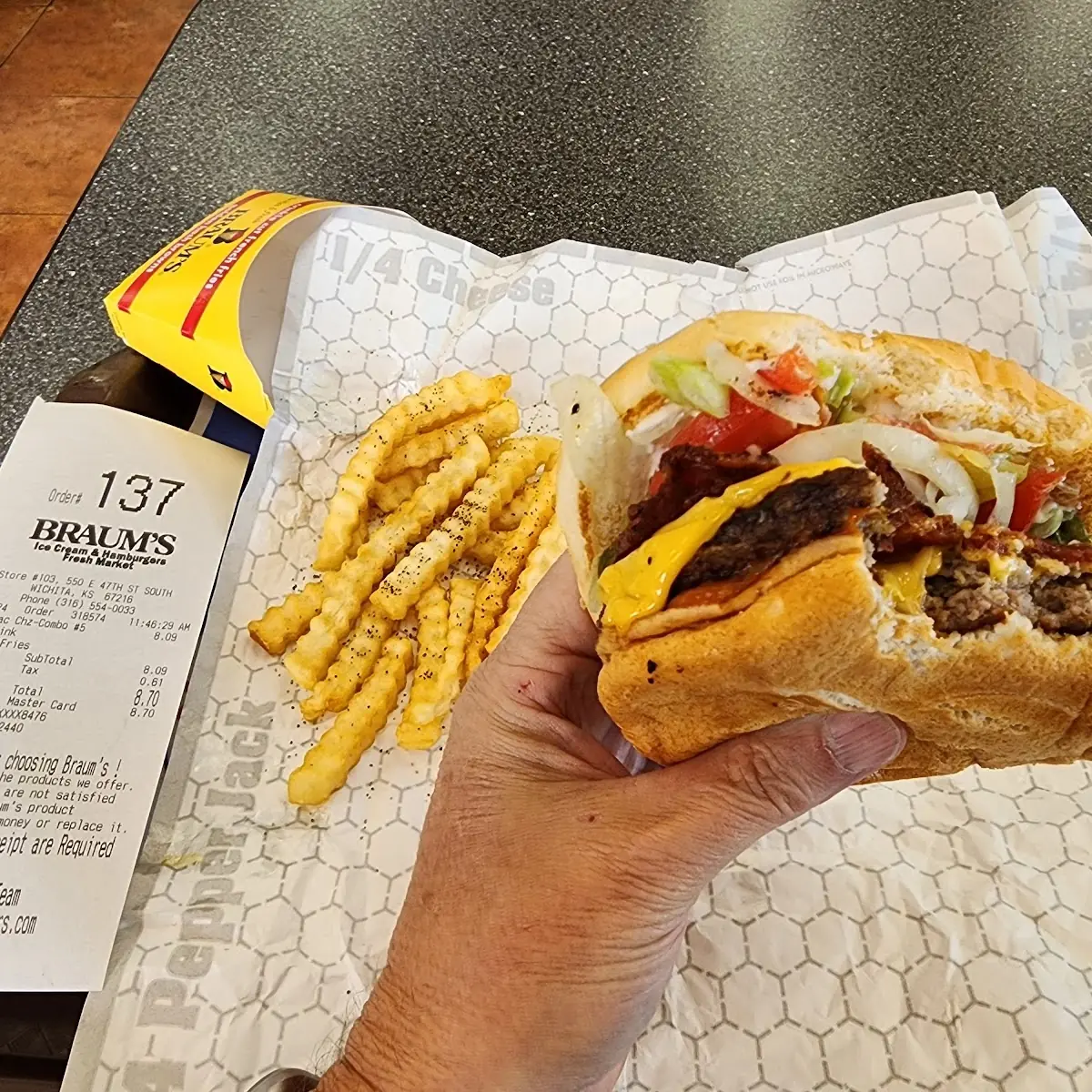 Bacon Cheeseburger Combo