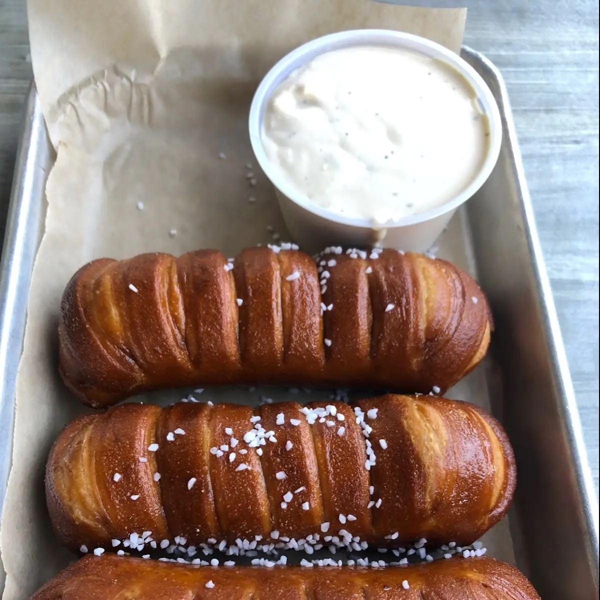 Pretzel Appetizer with Beer Cheese Spread