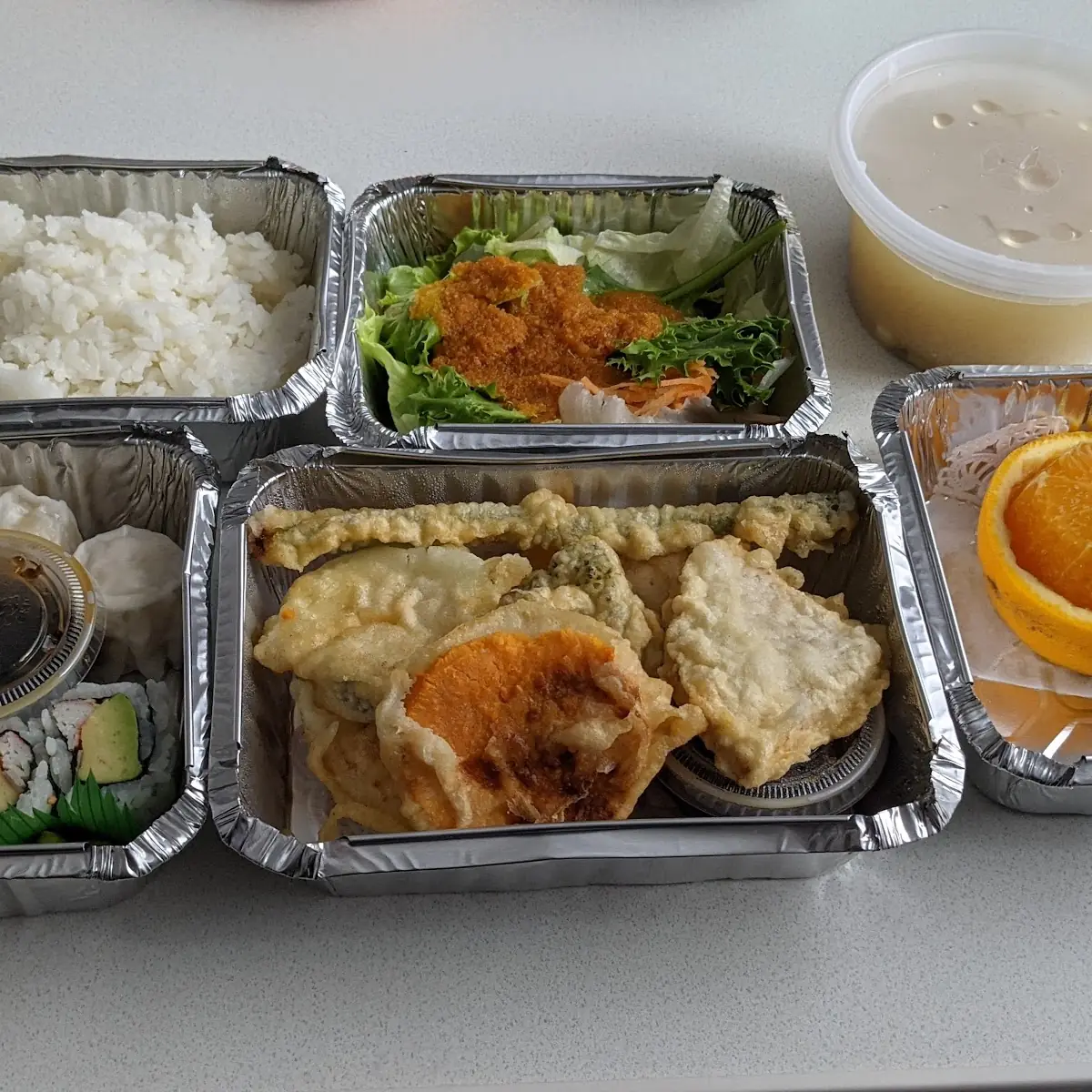 Vegetable Tempura Bento Box