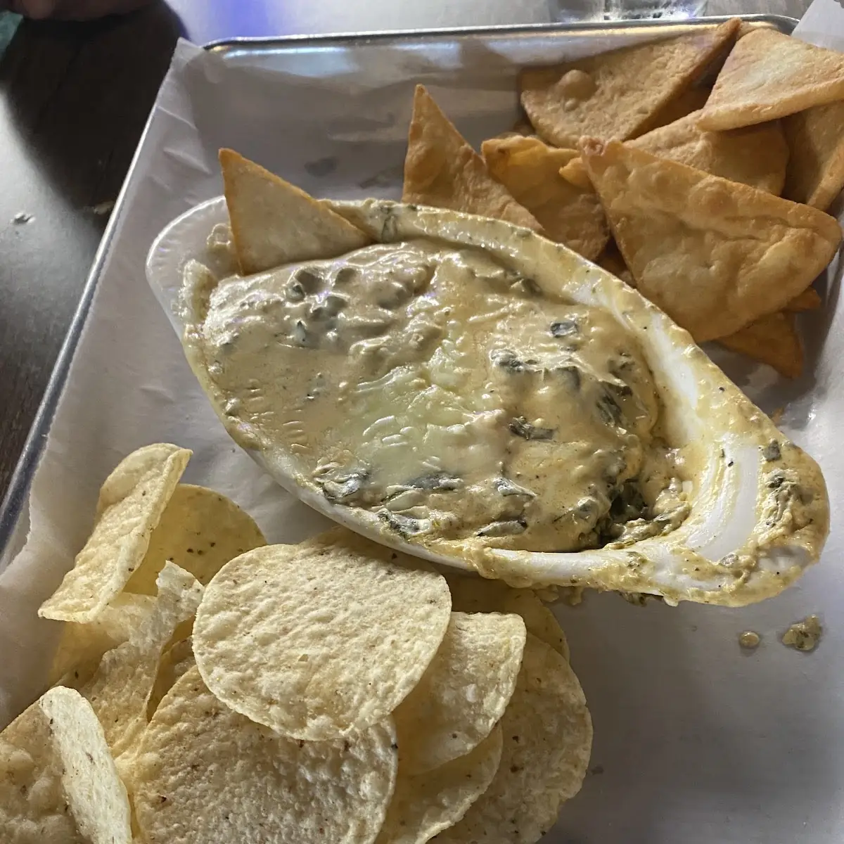 Collard and Cheese Dip