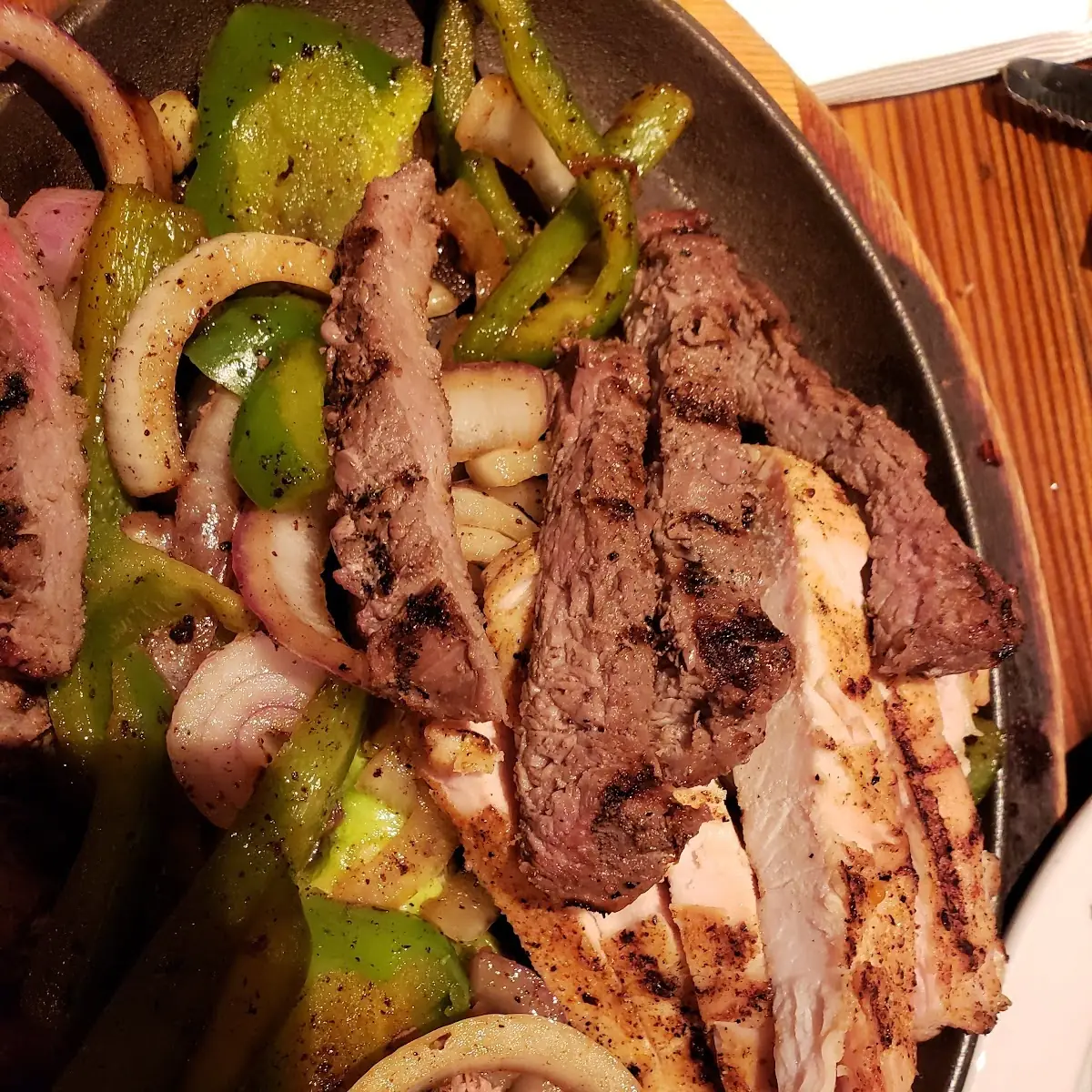 Chicken and Steak Fajitas