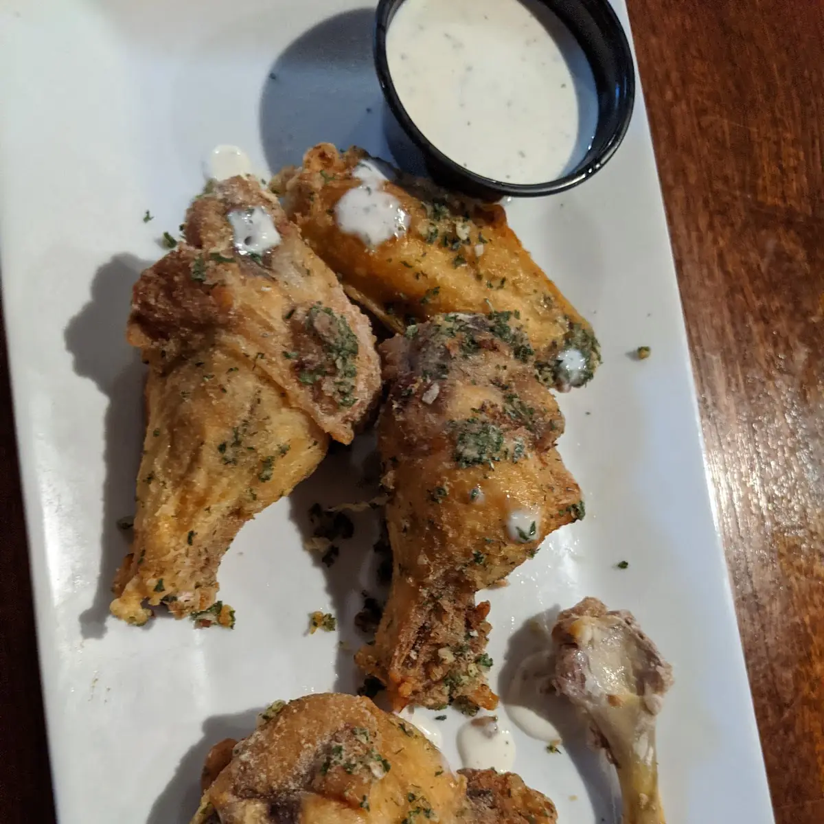 Dry Rubbed Ranch Chicken Wings