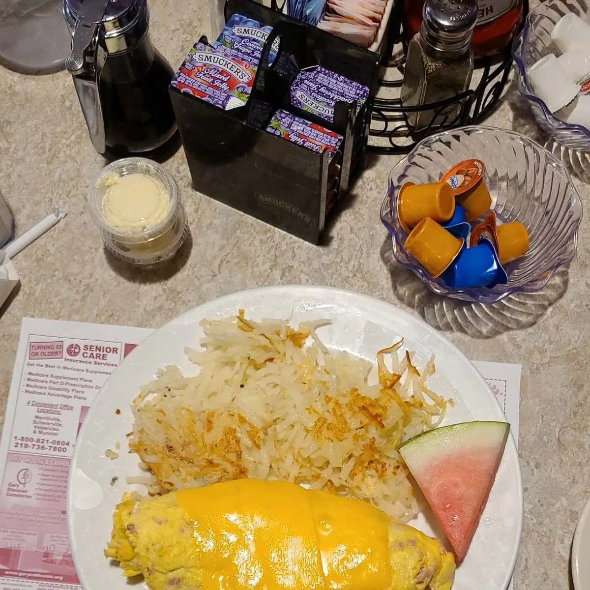 Ham and Cheese Omelette
