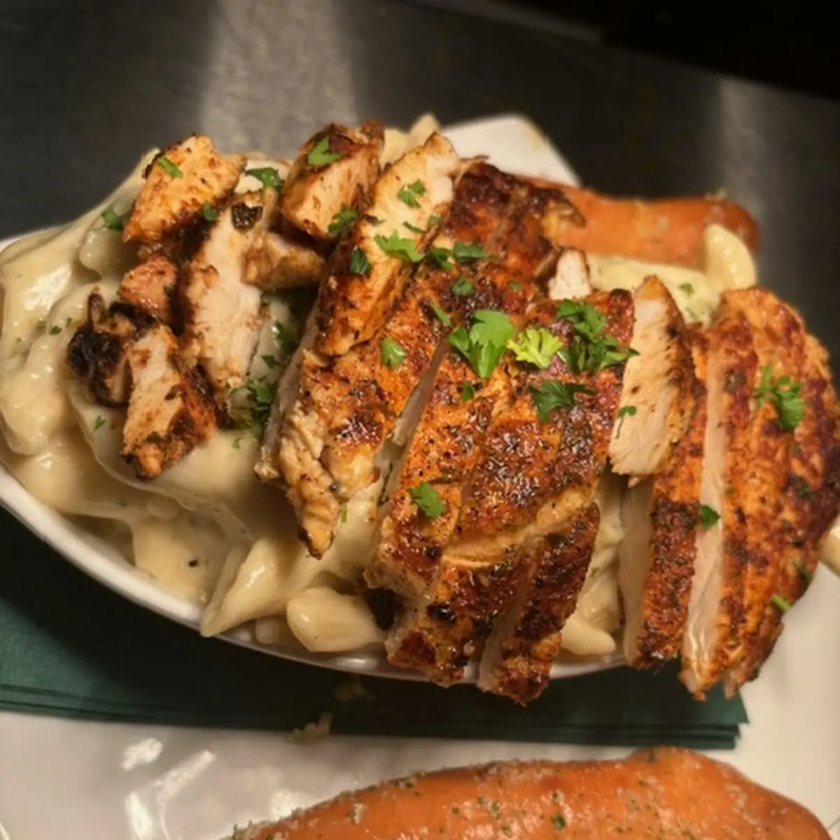 Blackened Chicken Alfredo