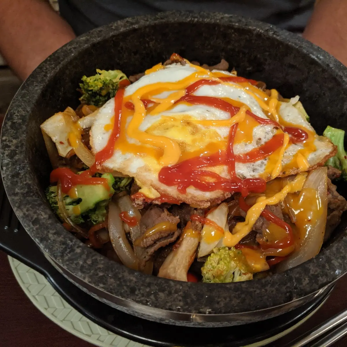 Hot Stone Japchae Deopbap