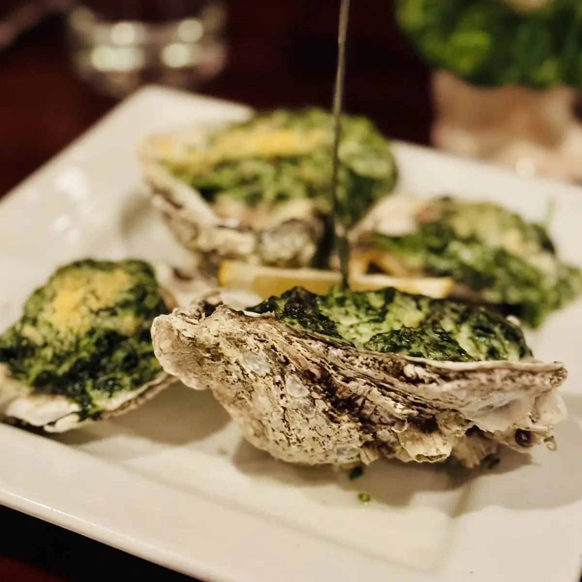 Oysters Rockefeller