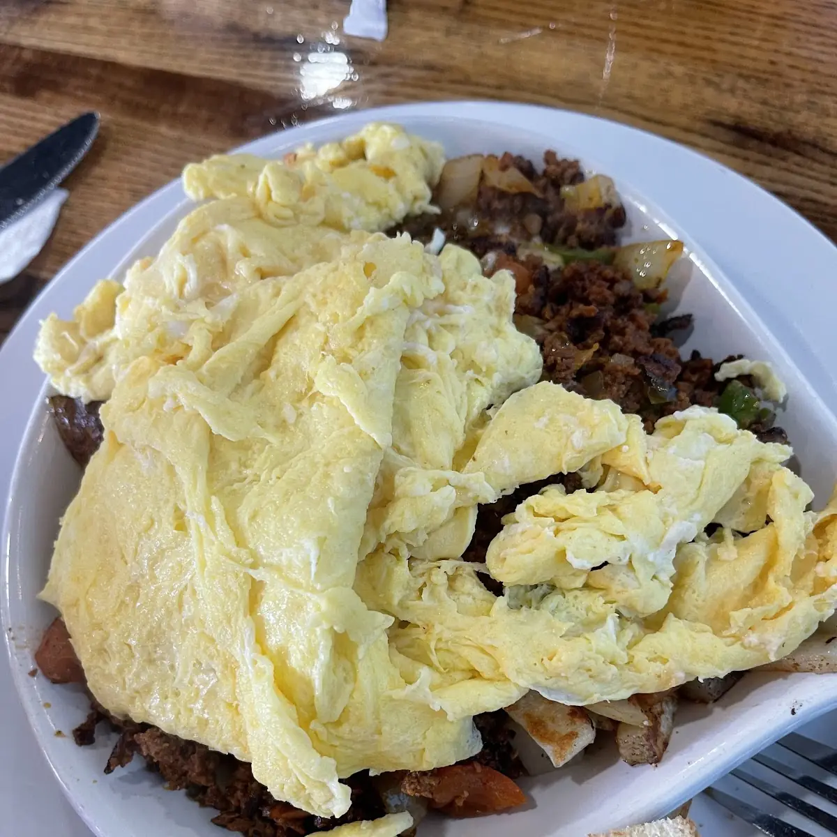 Meat Lovers Omelet Omelet