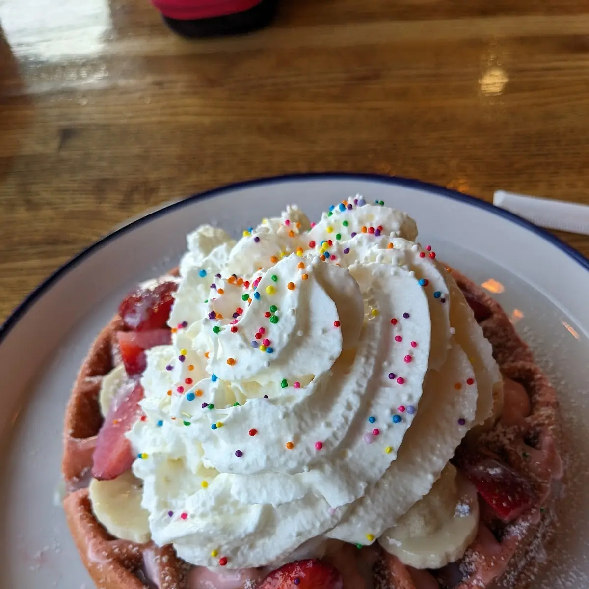 Strawberry Banana Waffle