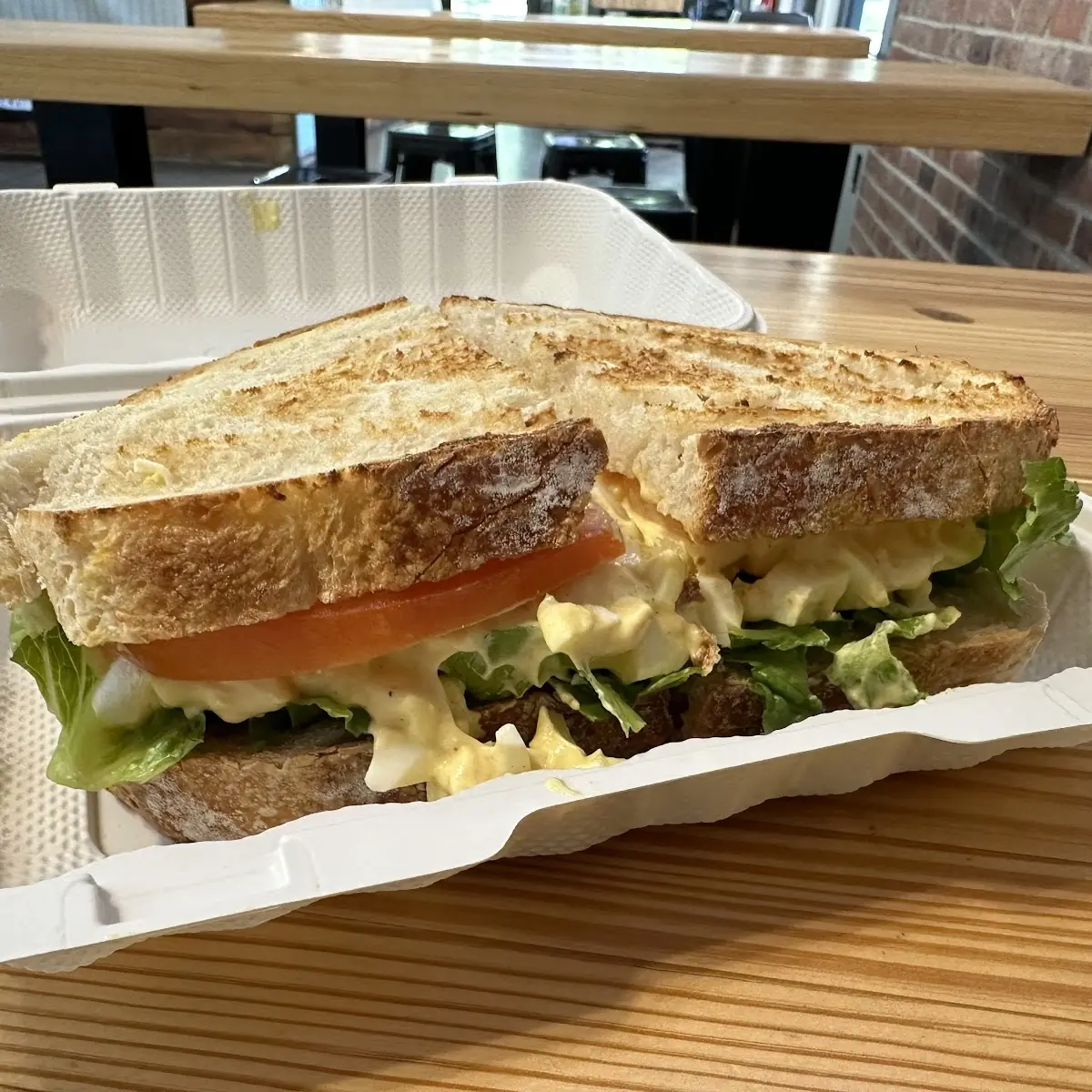 Egg Salad on Sourdough
