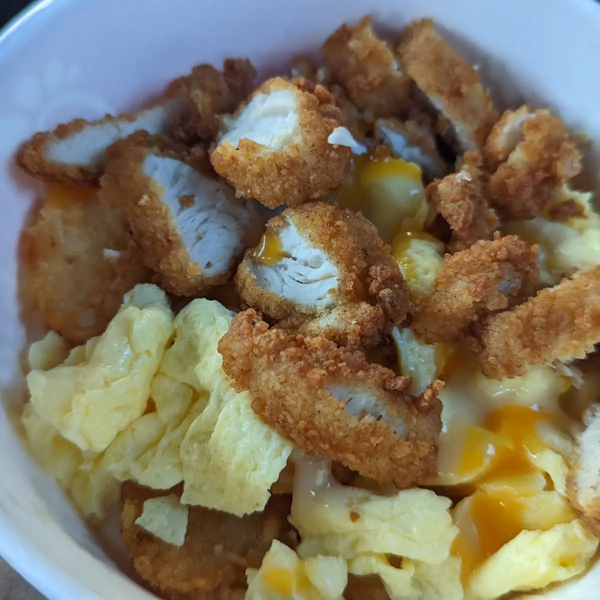 Chicken Egg Burrito Bowl