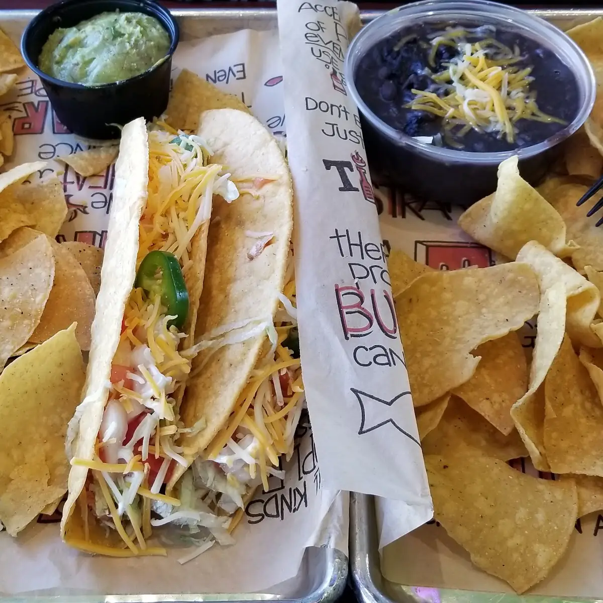 Chicken Tacos with Black Beans