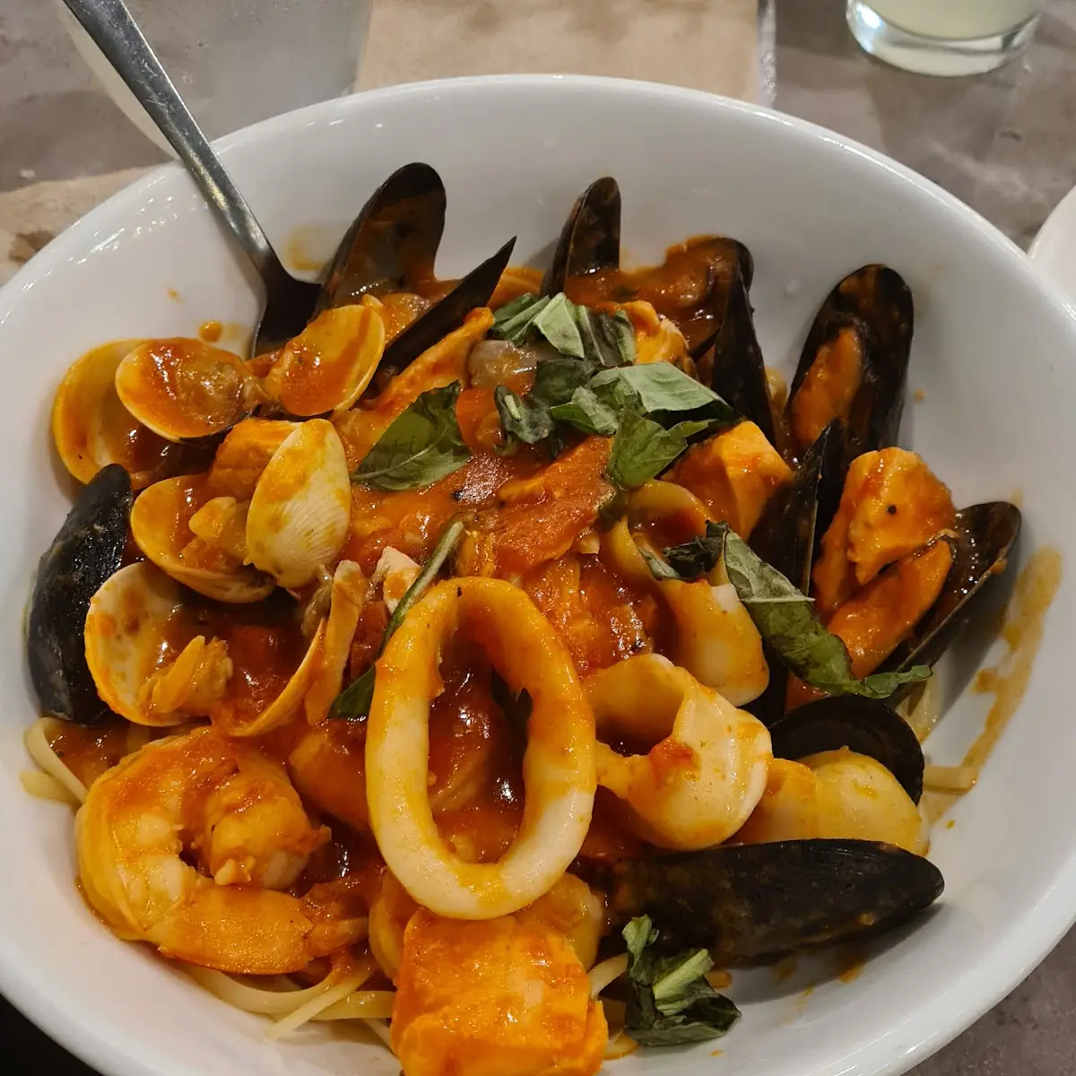 Seafood Linguine